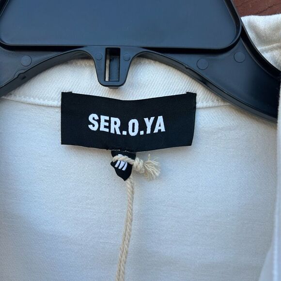 SER.O.YA Fallon Jumpsuit white NWT - Picture 10 of 12